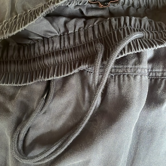 Quince Dark Blue Tiered Tencel Maxi Skirt - Picture 6 of 7